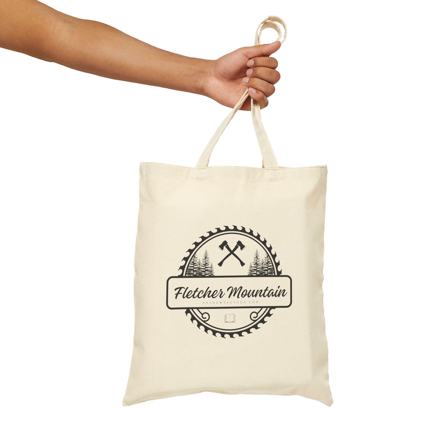 Fletcher Mountain - Cotton Canvas Tote Bag