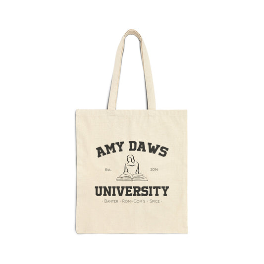 Amy Daws University - Cotton Canvas Tote Bag