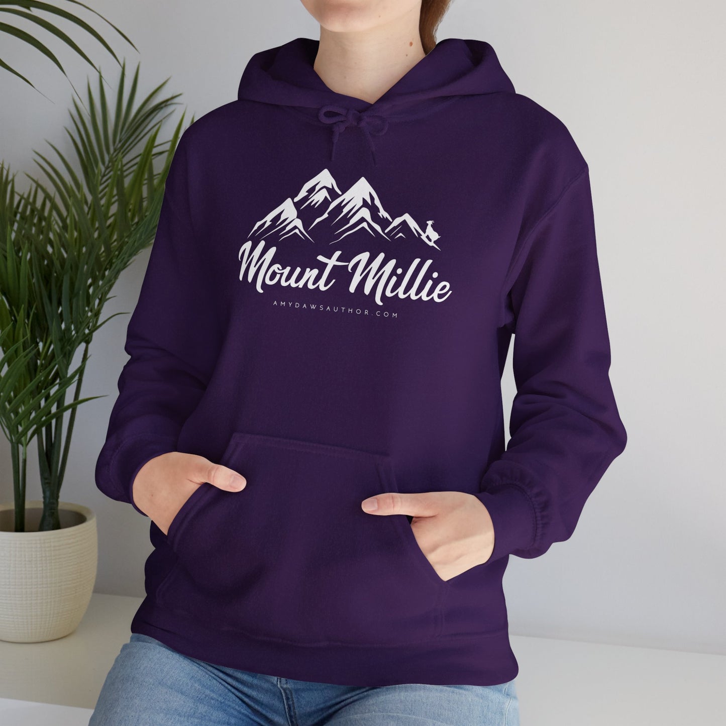 Mount Millie - Unisex Heavy Blend™ Hooded Sweatshirt (Light Print)