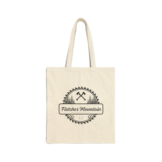 Fletcher Mountain - Cotton Canvas Tote Bag