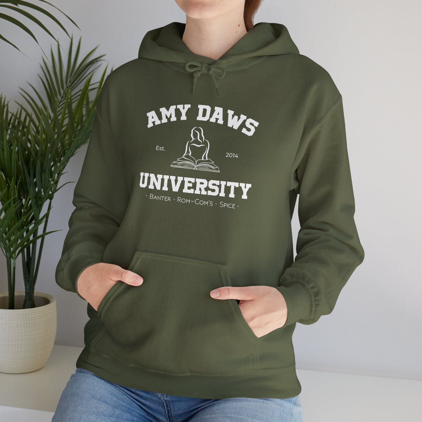 Amy Daws University - Unisex Heavy Blend™ Hooded Sweatshirt (Light Print)