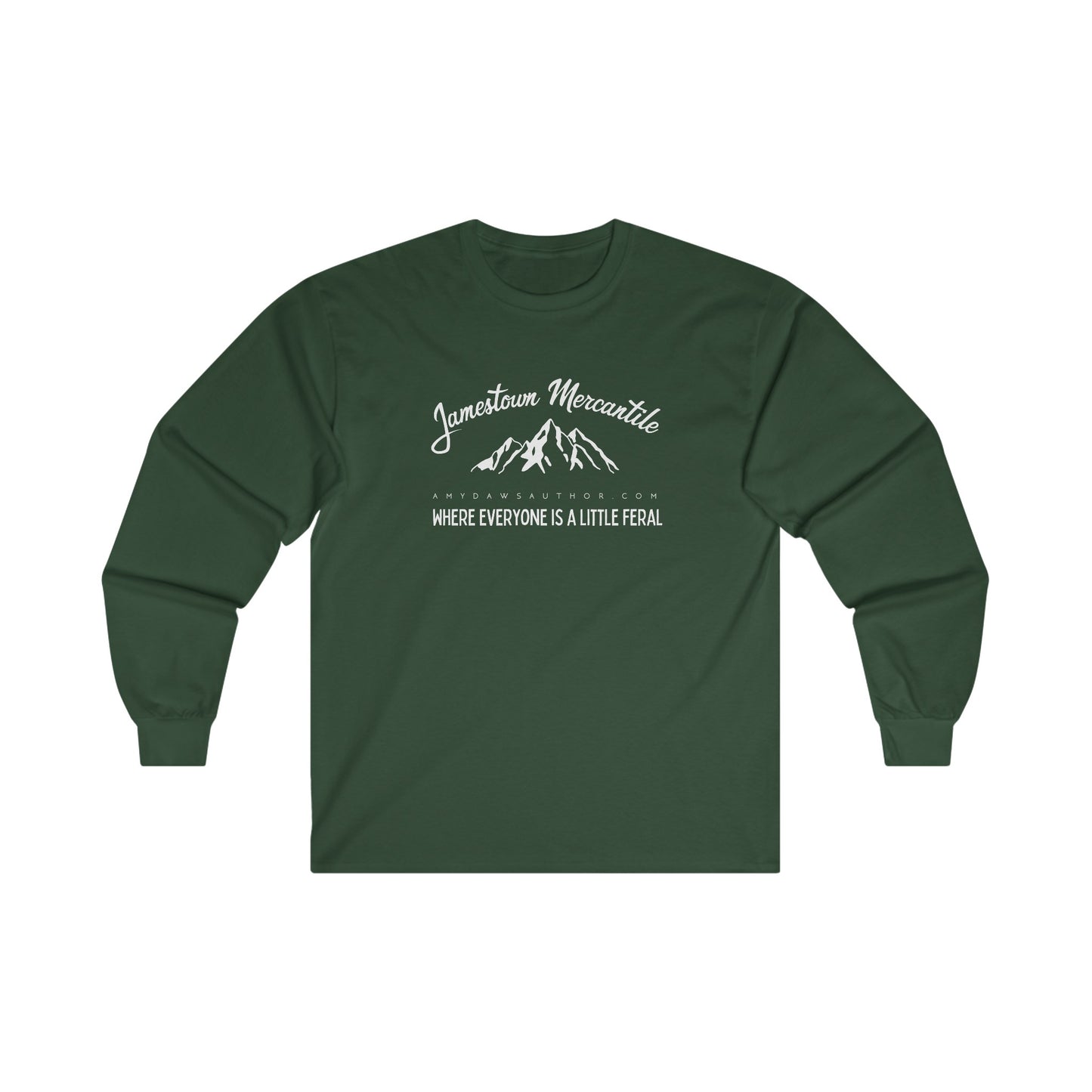 Jamestown Mercantile - Unisex Ultra Cotton Long Sleeve Tee (Light Print)