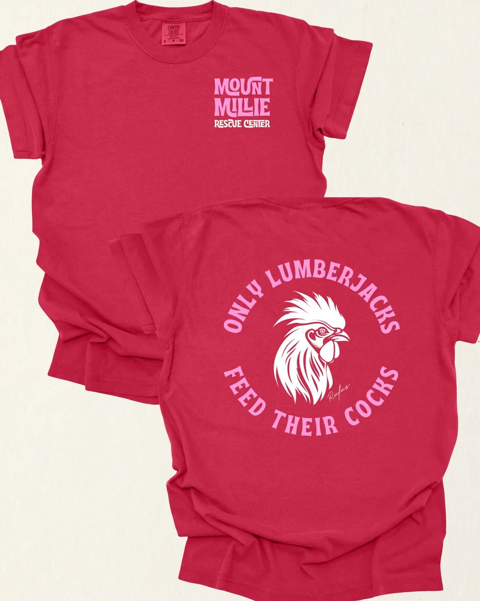 Only Lumberjacks Feed Their Cocks Tee | Embellished by Keke and Coco